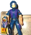 GI JOE vintage 1985 Cobra TELE VIPER 100% Complete v1 gun backpack hos FILE CARD