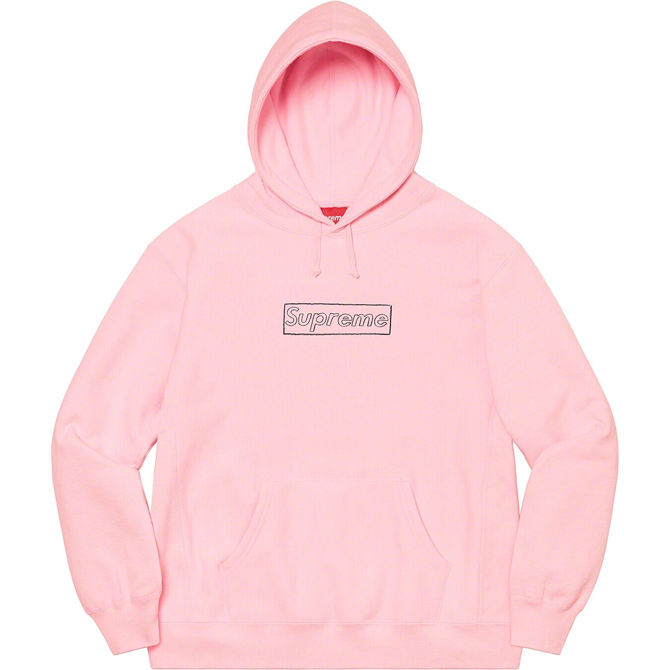 Supreme x KAWS Chalk Logo Hooded Sweatshirt SS21 (SS21SW39) Men Sizes S-XL