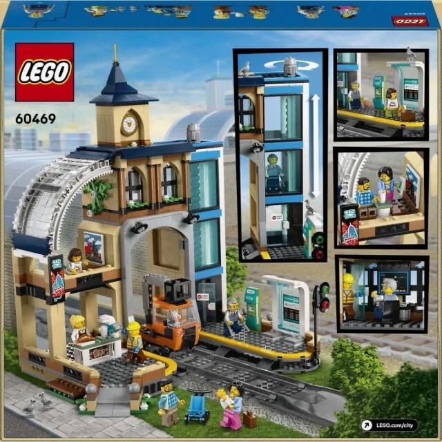 LEGO City 60469 Estación Central de Tren 752 piezas Kit de Construcción de Juguete Foto 2 de 4