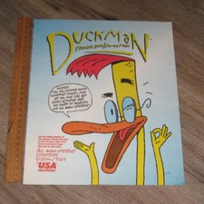 DuckMan AD original ONE magazine page PHOTO advertisement