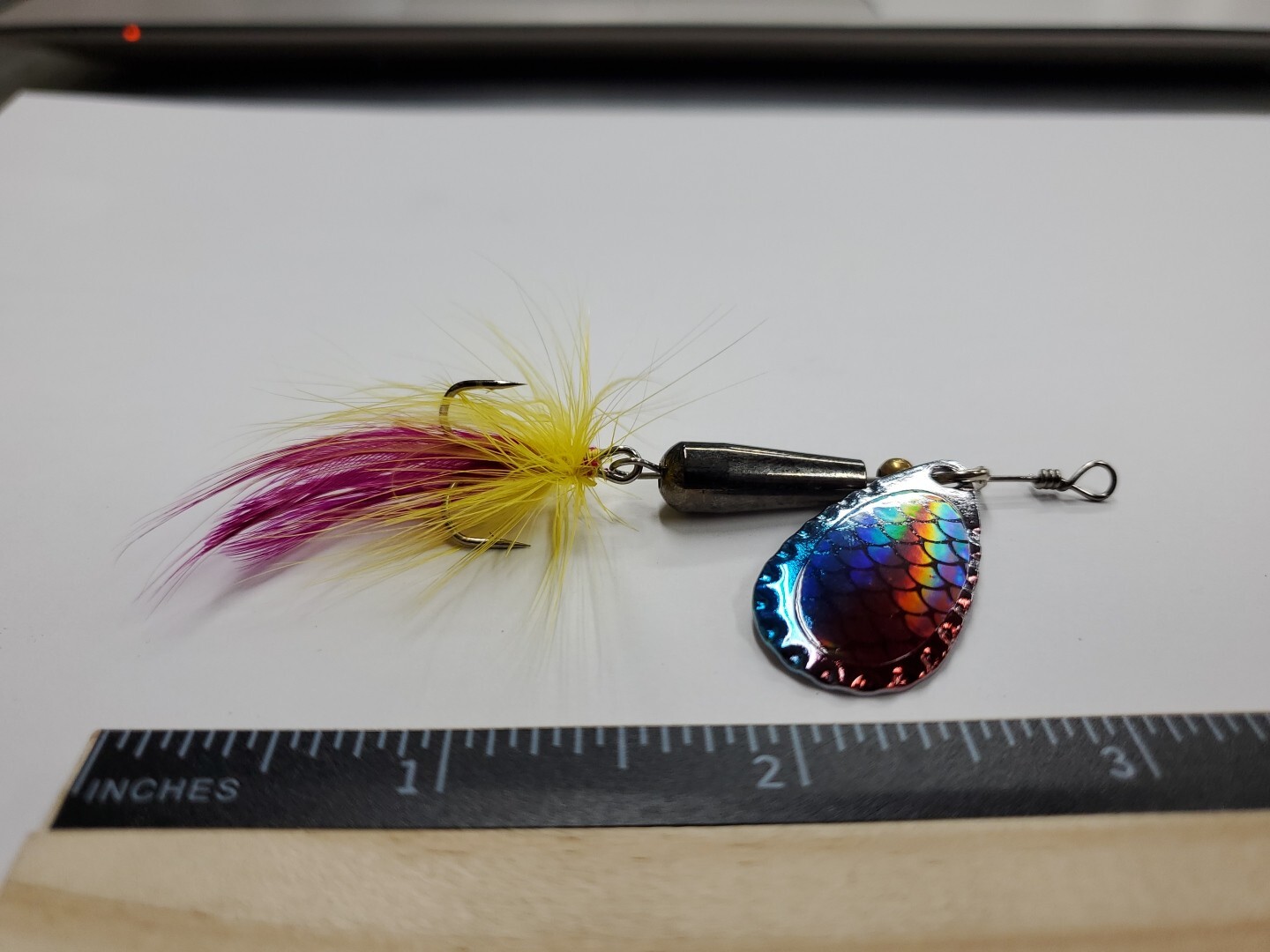 Lot of 60 Inline Spinners 1/4 oz - Rainbow - 3.5" - New Trout Lure Bulk - Image 3