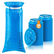 Vomit Bags Disposable, 50 Pack Emesis Bags Barf Bags Disposable for Adults