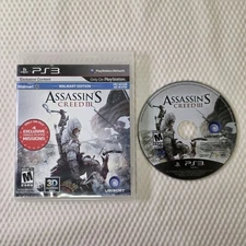 Assassin's Creed III (Sony PlayStation 3 2012) PS3 Manual included