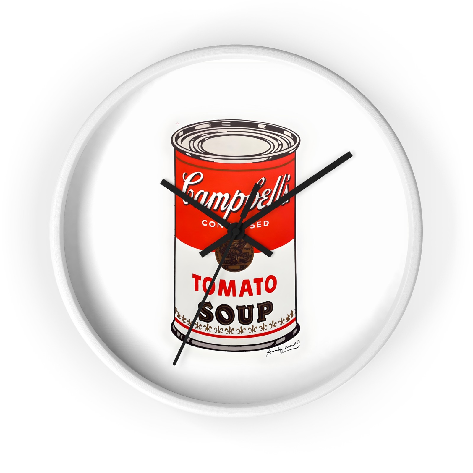 Andy Warhol Velvet Undergound Marilyn Monroe Campbell's Soup POP ART Wall CLOCK