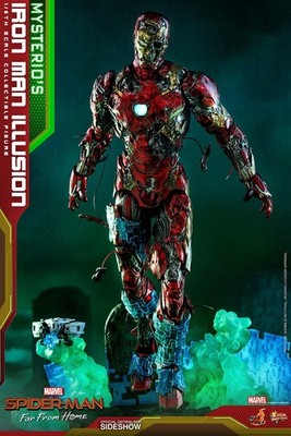 Hot Toys MMS580 Spider-Man Far From Home Mysterio's Iron Man Illusion NEW