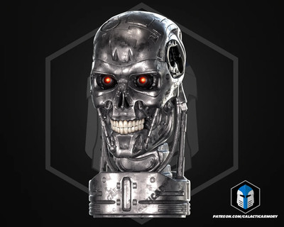 T-800 Terminator Schädel / Skull | 3D Druck FanProp DIY Kit