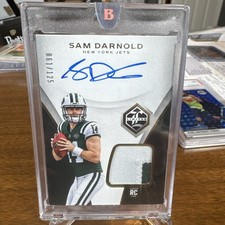 2018 Panini Limited Sam Darnold RC Patch Auto #61/125 MVP💣