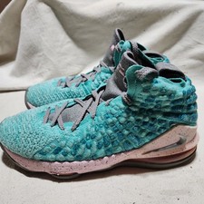 Size 7 Youth Boys - Nike LeBron 17 2020 South Beach - BQ5594-444