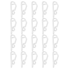  20 Pcs Gutter Light Clips Hooks for Outdoor Lights Fairy Cinder Block Clear