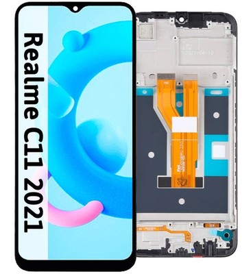 Für Oppo Realme C11 2021 RMX3231 Display In-Cell Komplettes LCD Rahmen