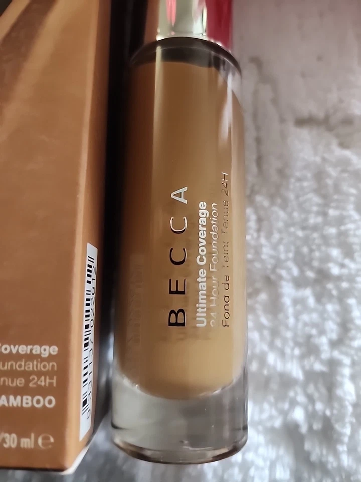 NIB BECCA Ultimate Coverage 24 hour Foundation, Full Coverage,1 oz,Shade BAMBOO - Image 3 of 4