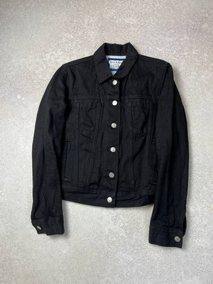 DDP Acne Studios Bla Konst Denim Jacket Women's Black Button Casual