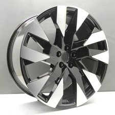 POLESTAR 4 PRO 21" BLACK DIAMOND CUT ALLOY WHEEL RIM 9.5J 80012657 GENUINE X1