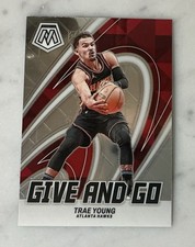 2023-24 Panini Mosaic - Give and Go Trae Young #10