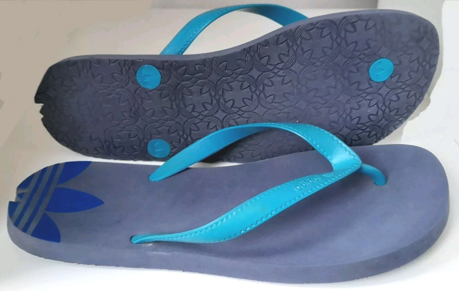 ADIDAS ADI SUN TAGLIA 6 39 INFRADITO UNISEX BLU TRIFOGLIO FESTIVAL VACANZE OMAGGIOp&p