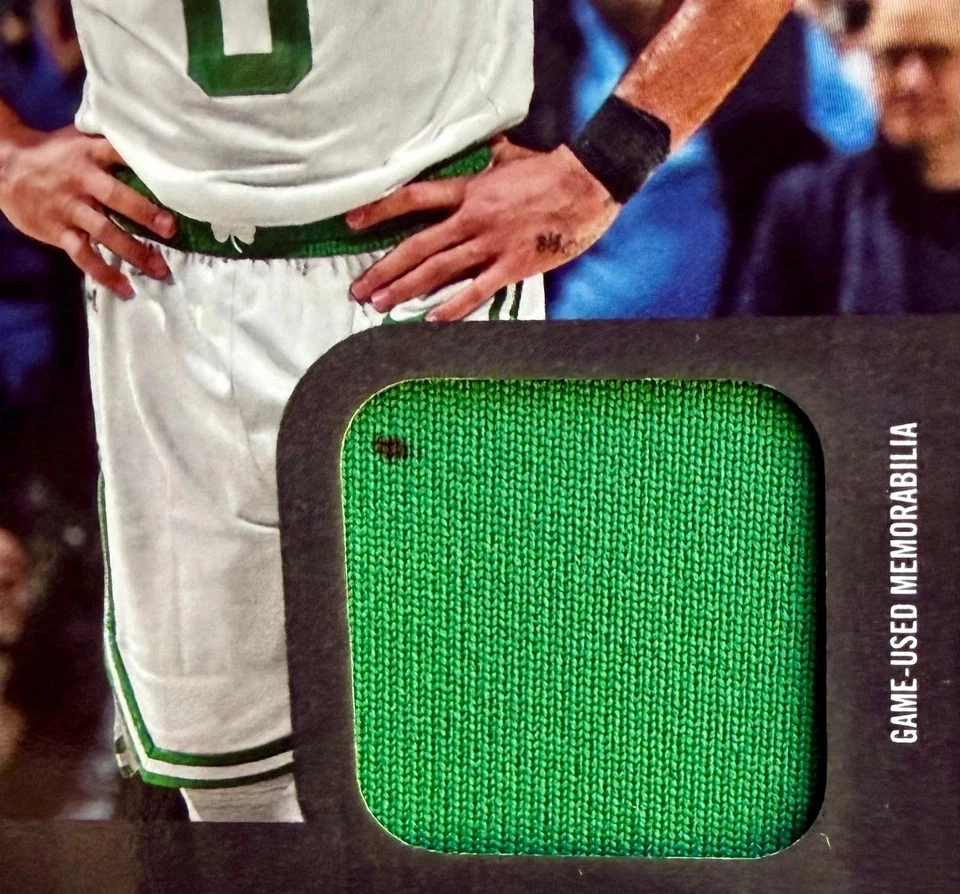 2025 Topps Flagship #FRO-JT Jayson Tatum Celtics - Game-Worn Patch w/ Blood Spot - Image 2 of 3