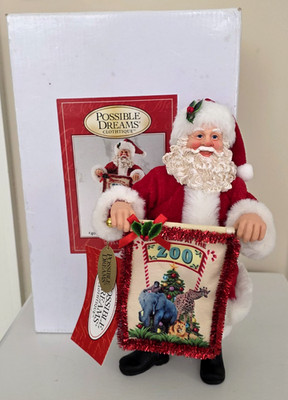 Possible Dreams Santa Figure Wild About Christmas Dept 56