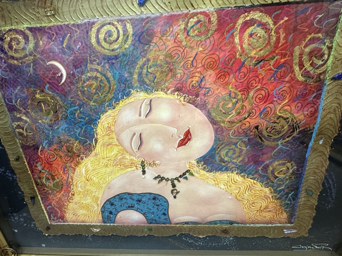 Justin Coopersmith Original Painting Framed Art The Dreamer | eBay