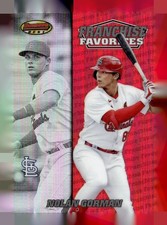 NOLAN GORMAN 2020 BOWMAN'S BEST 2000 FRANCHISE FAVORITES CARDINALS HY1
