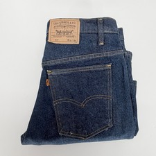 Vintage LEVI'S 517 Bootcut Orange Tab Blue Denim Jeans 36X34 34L Actual