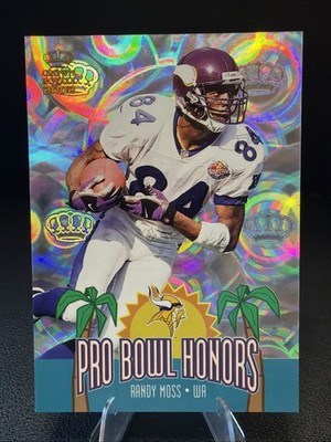 2002 Pacific Crown Royale - Pro Bowl Honors Randy Moss #10