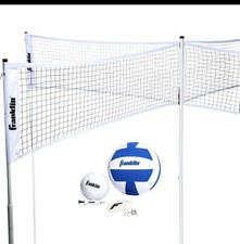 Franklin Sports Quad Volleyball, Volleyball Meets 4 Square, Complete Net System