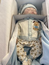 Danbury Mint *My Baby Boy* By Denise Kunz-Pratt Vinyl Lifelike Baby Boy Doll 16