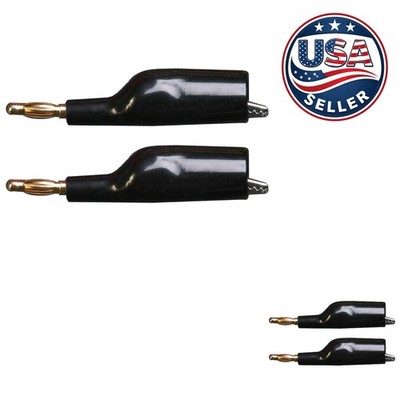 4MM Banana Jack Alligator Clip - Secure Connection for Electronics Projects