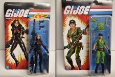 G.I. Joe Classified Retro Baroness and LADY JAYE - Cardback New UNOPENED