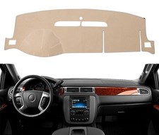 Blibliunit Dash Cover Mat Fit For 2007-2014 Chevy Gmc Beige Blibliunit Dash Cover Mat Fit For 2007-2014 Chevy Gmc Beige