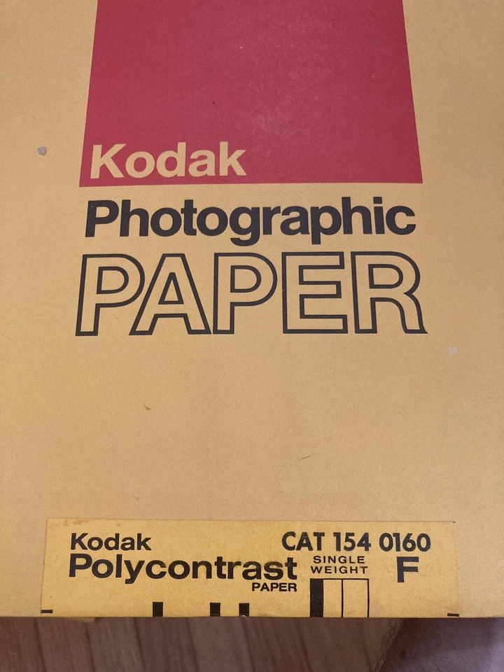 Kodak AFGA 4x5 8x10 BROVIRA 117 plata gelatina papel fotográfico vencido lote 1 sellado Foto 4 de 4