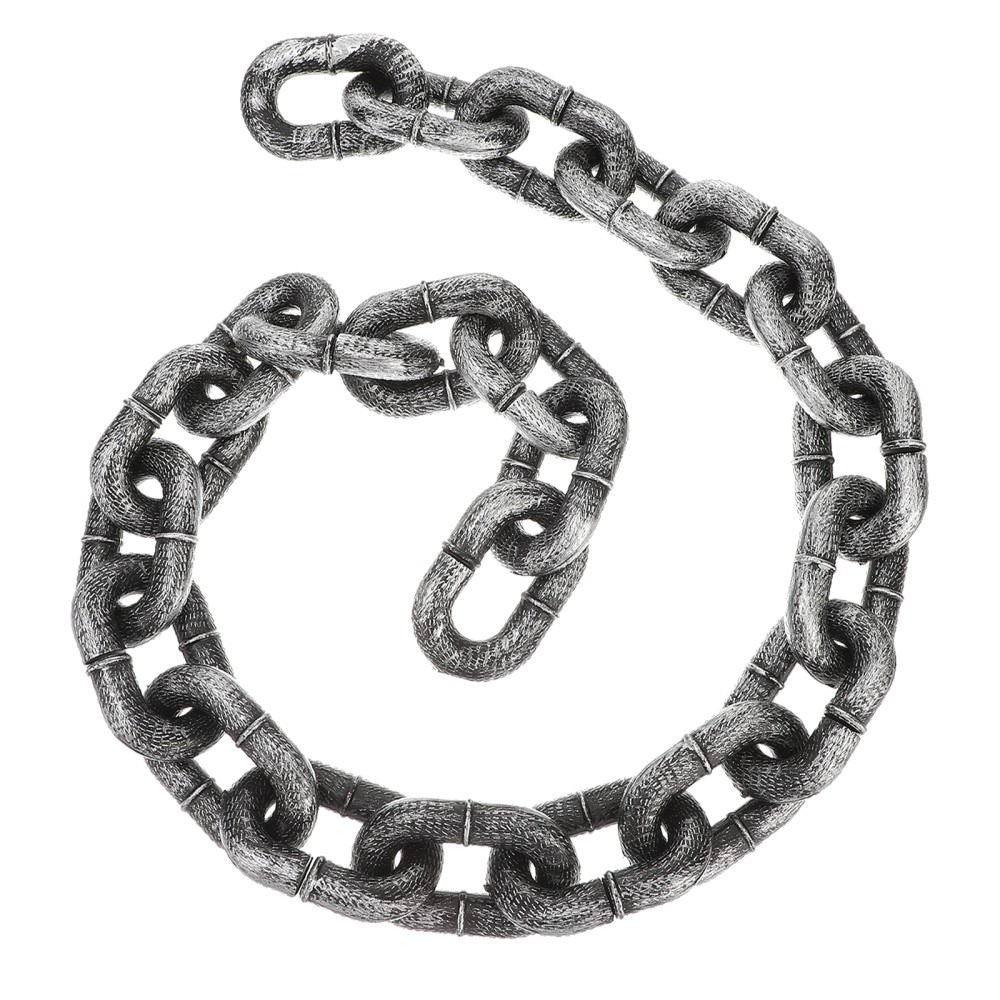 Plastic Chain Prop for Halloween Decor Prison Chains Costume Accessory