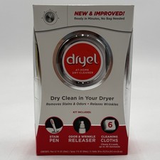 Dryel at Home Dry Cleaner Starter Kit with 6 Cleaning Cloths Fresh Scent New