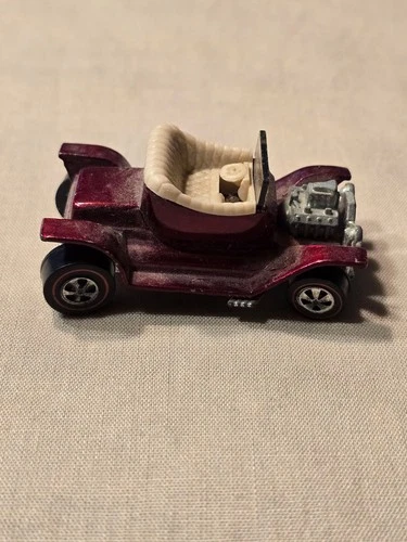 Vintage Mattel Hot Wheels Redline 1968 Red Hot Heap Toy Car Nice