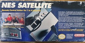 NES Satellite Remote Control Module Nintendo Complete CIB Stunning Condition!