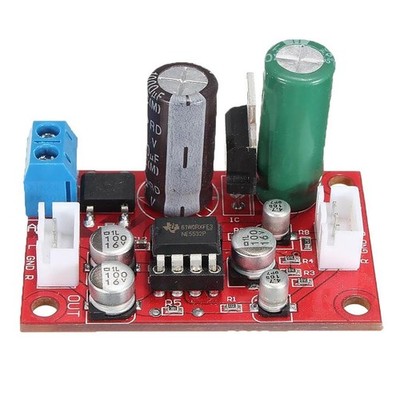 NE5532 Dynamic Microphone Stereo Preamp Amplifier Board + Signal Shield Wire