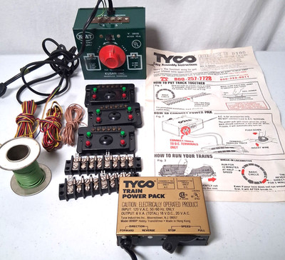 Vtg HO Train Power Pack DC Power Supply Transformer Remote Control Switch Lot