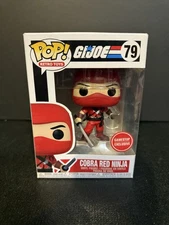 FUNKO POP ! COBRA RED NINJA 79 GAMESTOP EXCLUSIVE P01