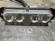 Ecco Model ED3704A Amber Strobe LED Light Strobe Light Used Tested Working