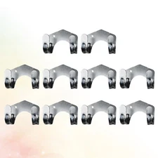 10 Pcs Heavy Duty Water Pipe Hook outside Hose Holder Double Rack