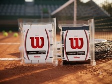 2 x 12 Wilson Pro Tennis Overgrips 12-Pack Black 12-Pack White
