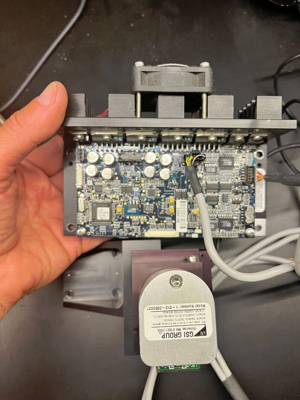 GSI fast focus drive / scanner - Actuator and driver and cable