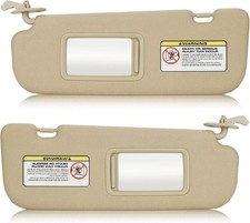 Left Driver  Right Passenger Sun Visor Beige Left Driver  Right Passenger Side