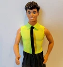 1985 Derek Ken Doll Barbie and the Rockers Original Outfit Vintage Mattel