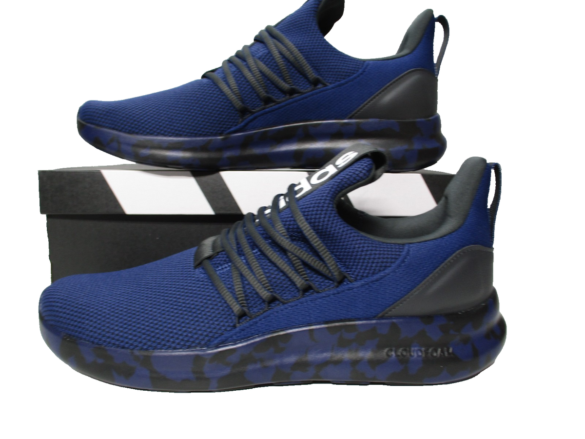 Adidas Lite Racer Adapt 7.0 Blue/Black Slip On Running Shoes Mens Sz 10