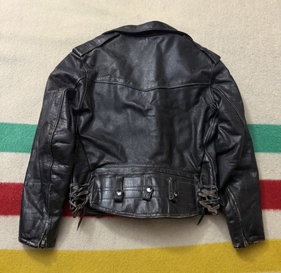 ジャケット・アウター 60's Cal leather Vintage 60s CAL LEATHER CHP Horsehide Motorcycle Police Jacket