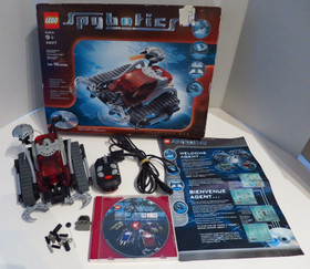 2002 LEGO Spybotics Robot #3807 SNAPTRAX S45 Program Remote CD COMPLETE BOX CIB