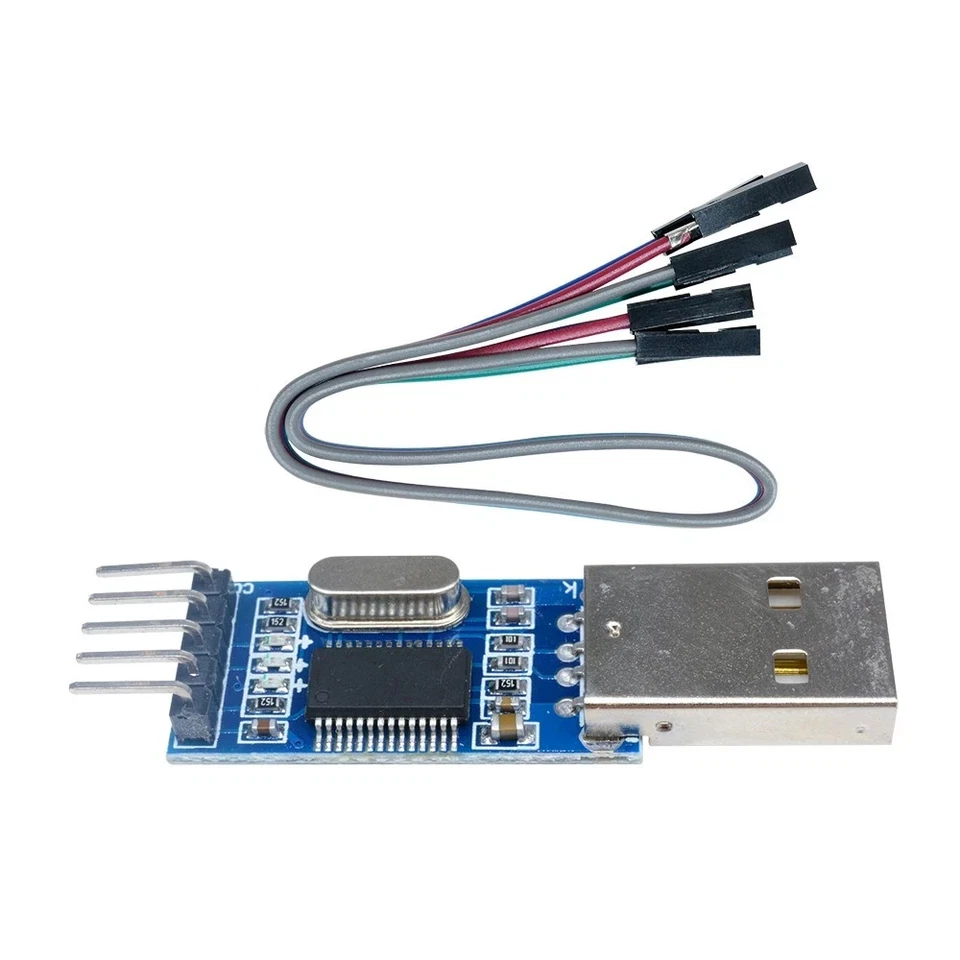 CONVERTISSEUR USB SÉRIE RS232 UART TTL 5V CÂBLES DUPONT PL2303 RF0192 - Photo 2/4