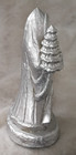 Cold Cast Resin 1807 Version of Father Christmas with Tree & Lantern-Silver Tone — photo 6