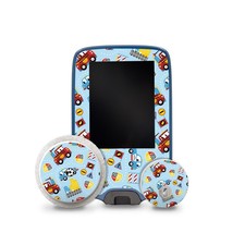 Set adesivi adatti per lettore Freestyle Libre 2 3 + sensore R229 vigili...